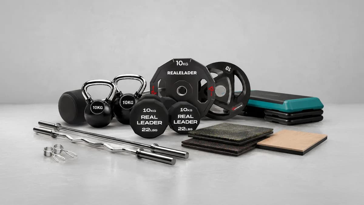 Accessories equipment in a commercial gym