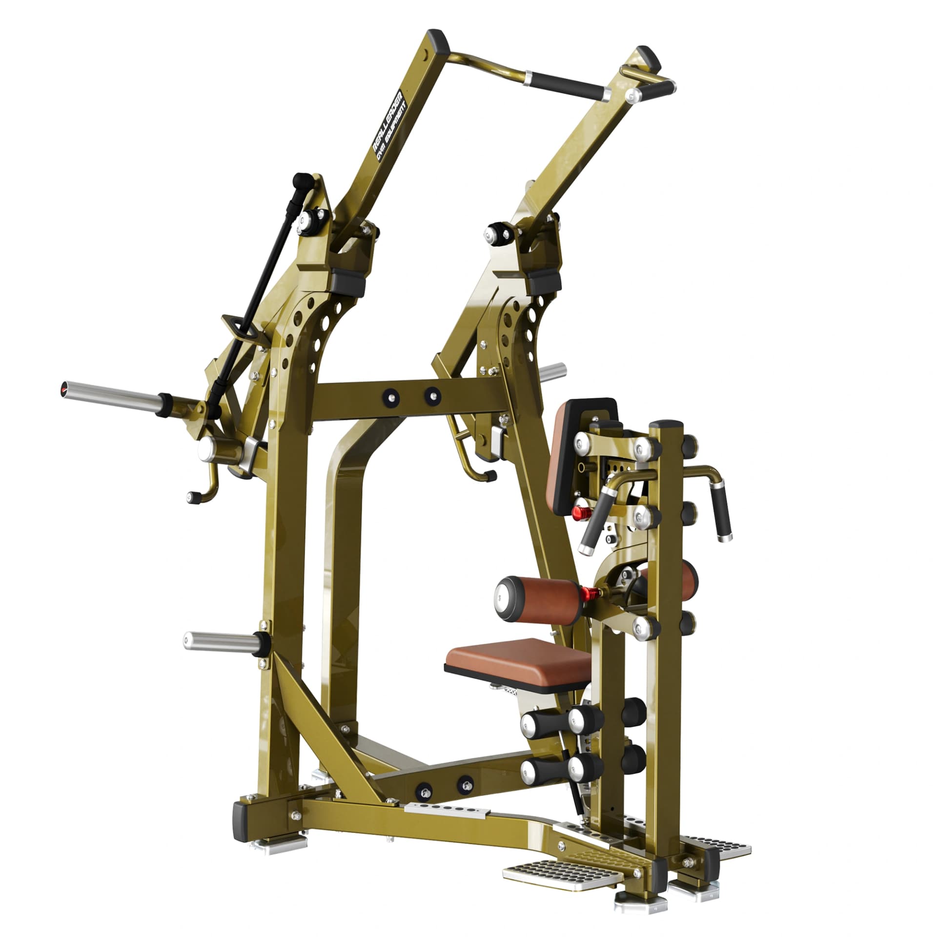 RealleaderUSA Leader series LD-1012 plate loaded front lat pulldown machine