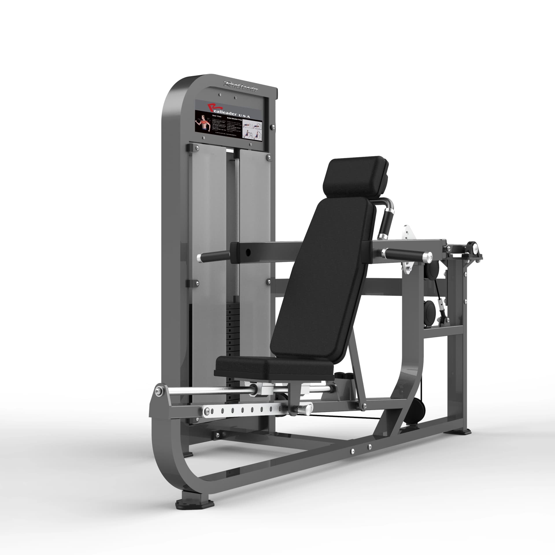 RealleaderUSA PF series pin loaded chest press and shoulder press machine